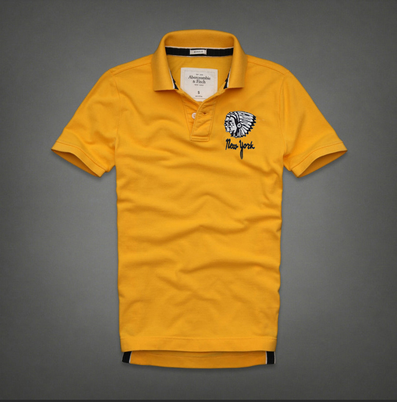 Abercrombie Fitch Hombres Polo Corto Remera AF7113